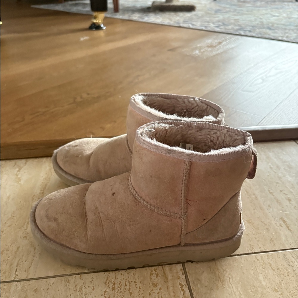 UGG Women's Pink Sheepskin Boots